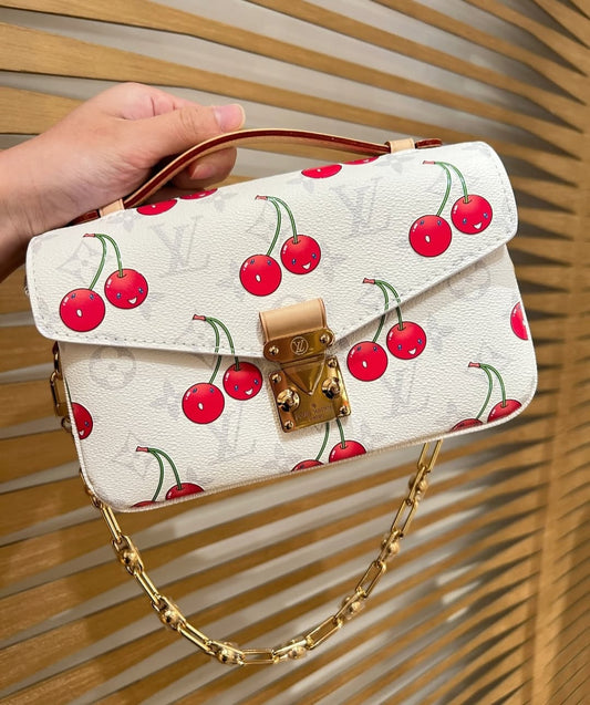 LV x TM Pochette Métis East West Bag – Monogram Cherry Canvas